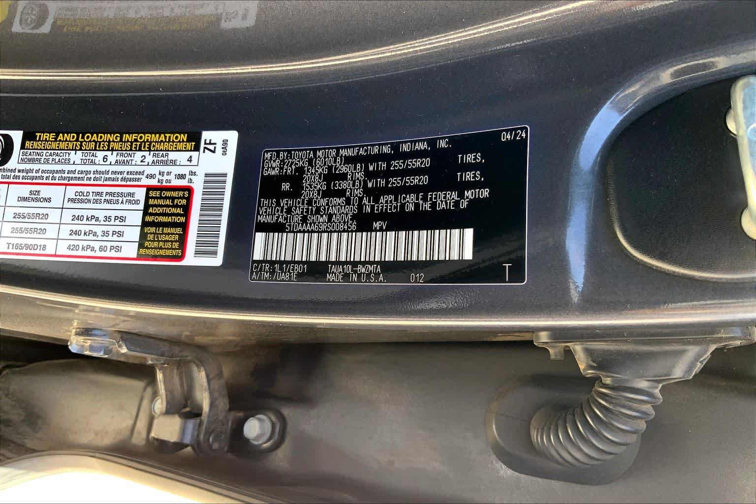 Used 2024 Lexus TX 350 FWD w/ Captains Chair Package image 34