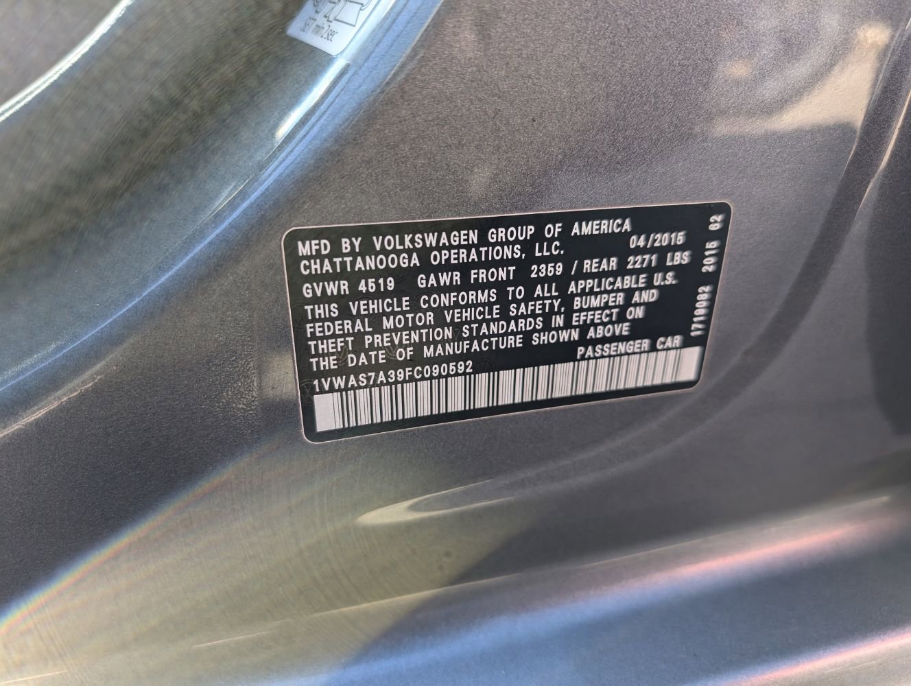 Used 2015 Volkswagen Passat 1.8T Limited Edition image 25