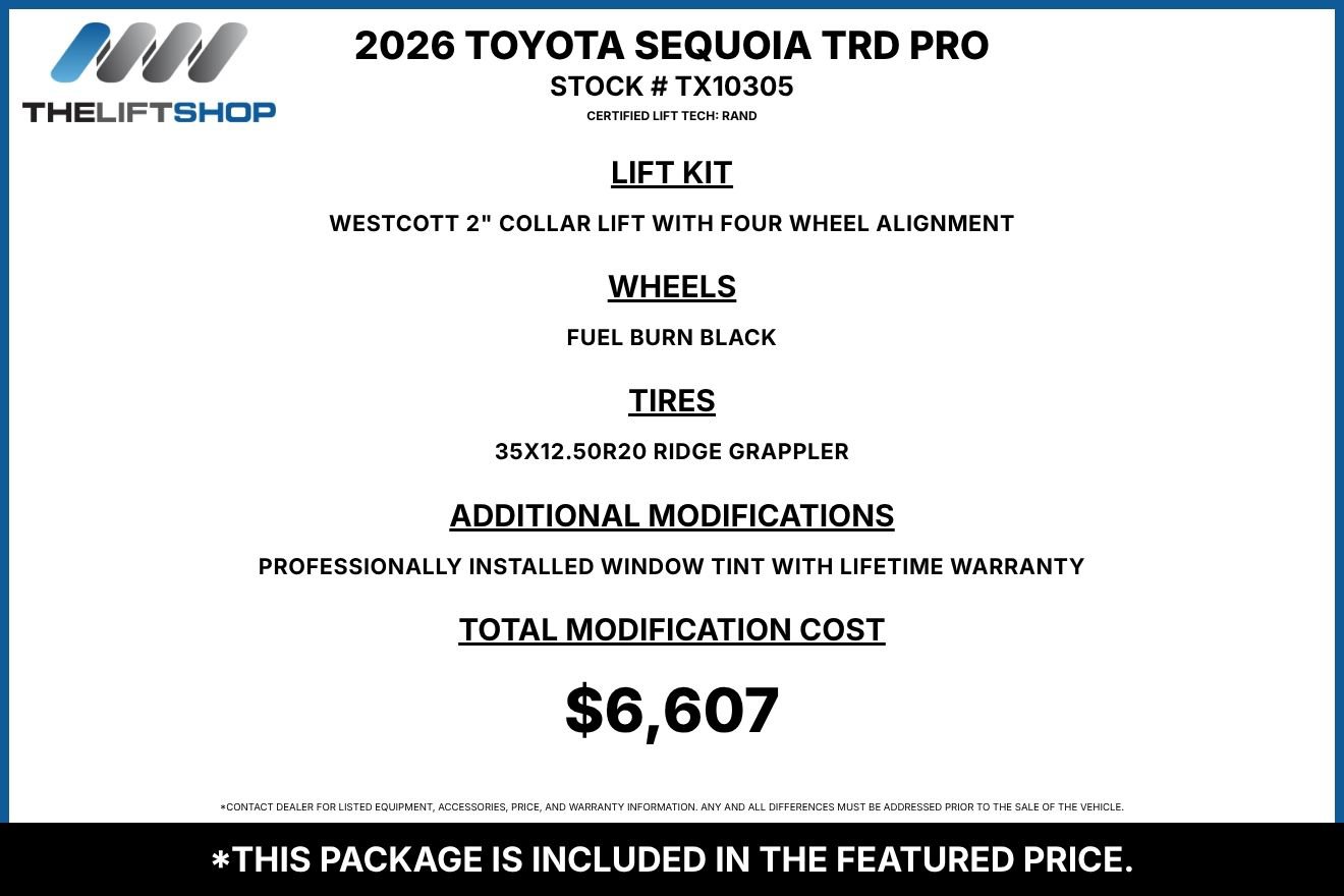 Used 2026 Toyota Sequoia TRD Pro AWD/4WD image 2