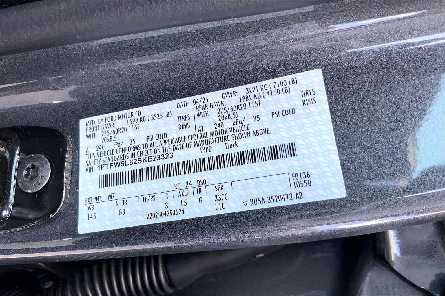 Certified 2025 Ford F150 Lariat w/ Equipment Group 501A Mid AWD/4WD image 33