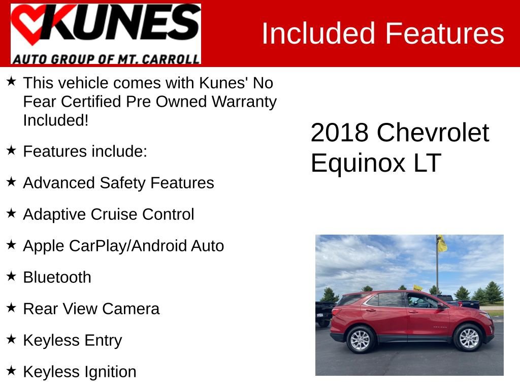 Used 2018 Chevrolet Equinox LT image 3