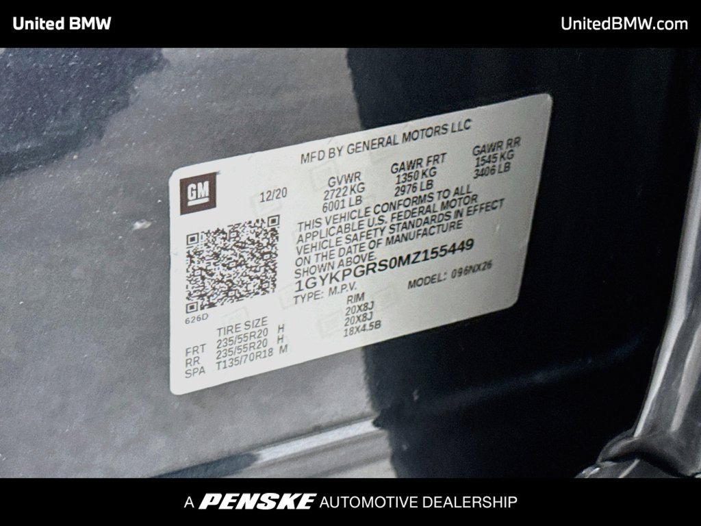Used 2021 Cadillac XT6 Sport w/ LPO, ONYX Package AWD/4WD image 22