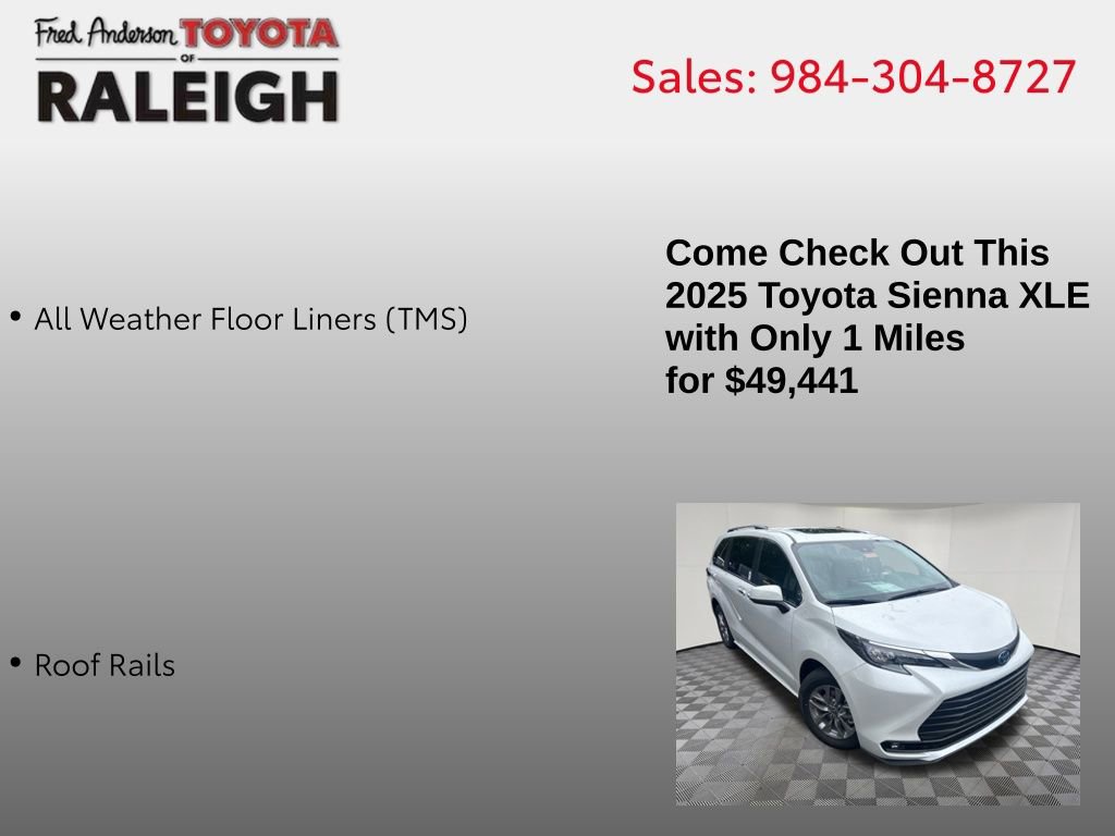 New 2025 Toyota Sienna XLE image 8