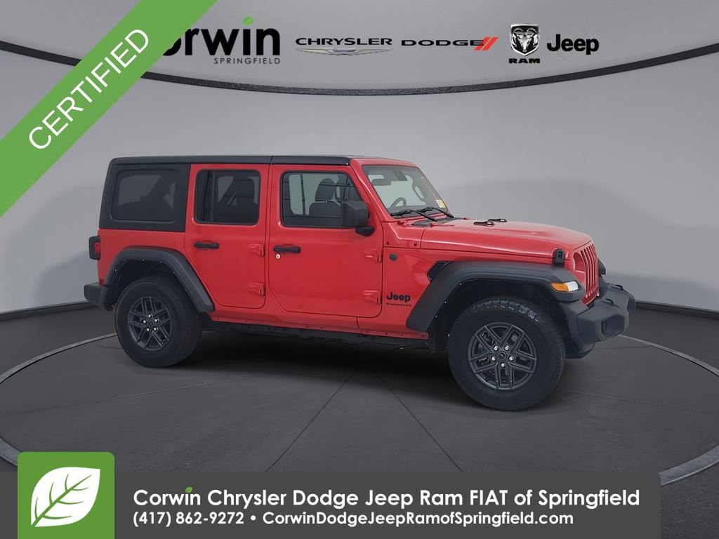 Certified 2024 Jeep Wrangler Sport S image 1