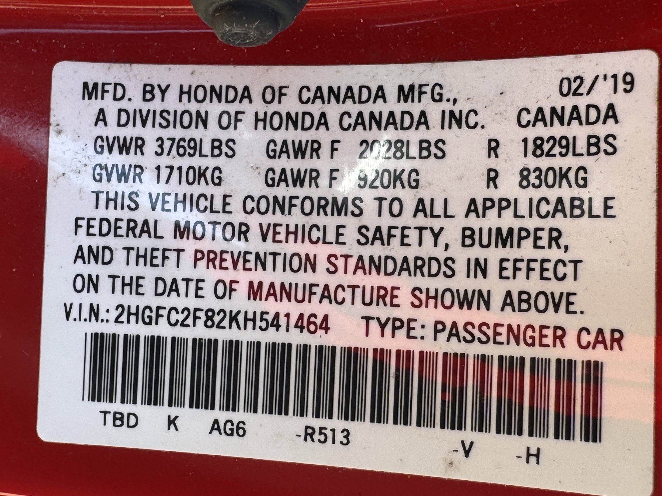 Used 2019 Honda Civic Sport image 32