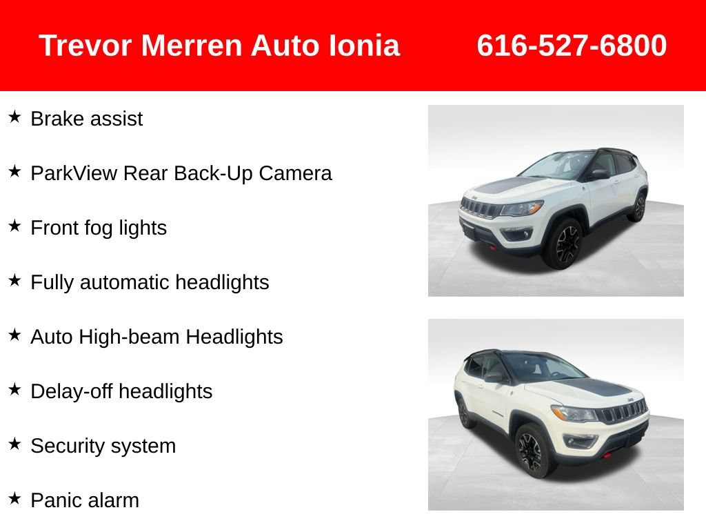 Used 2021 Jeep Compass Trailhawk AWD/4WD image 37