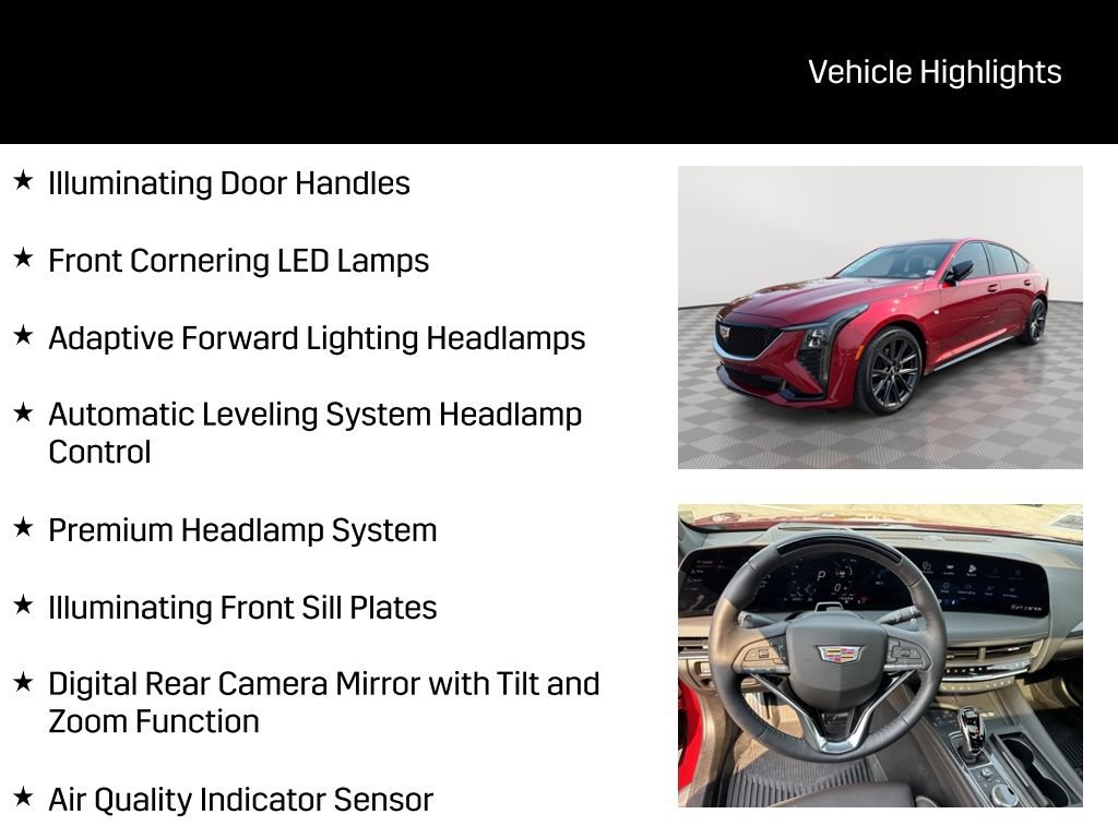 New 2026 Cadillac CT5 Sport w/ Technology Package AWD/4WD image 15