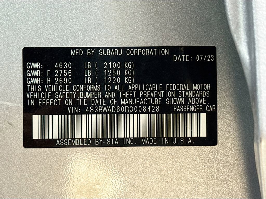 Certified 2024 Subaru Legacy Premium AWD/4WD image 28