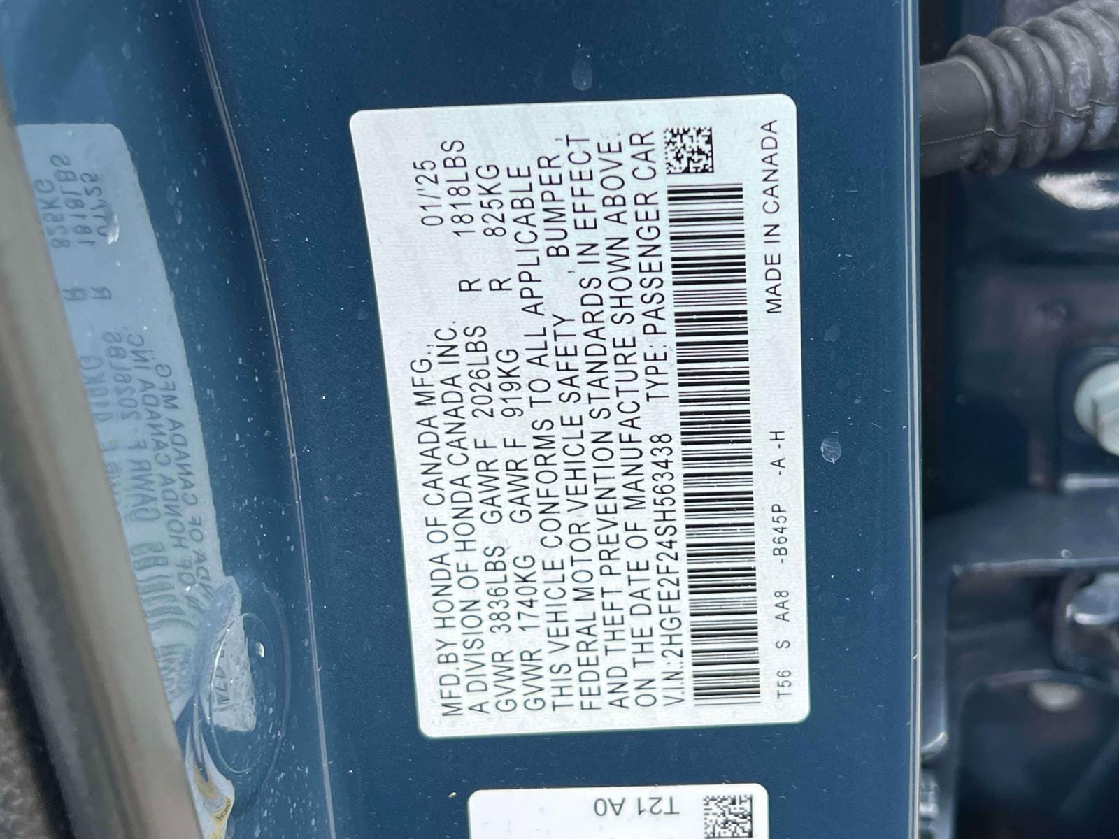 Used 2025 Honda Civic LX image 30