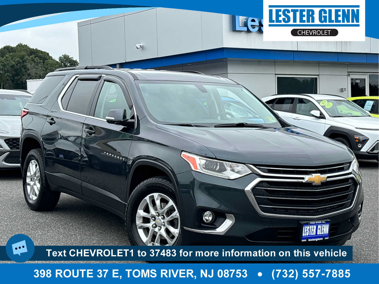 Certified 2019 Chevrolet Traverse LT w/ LPO, Floor Liner Package AWD/4WD image 1