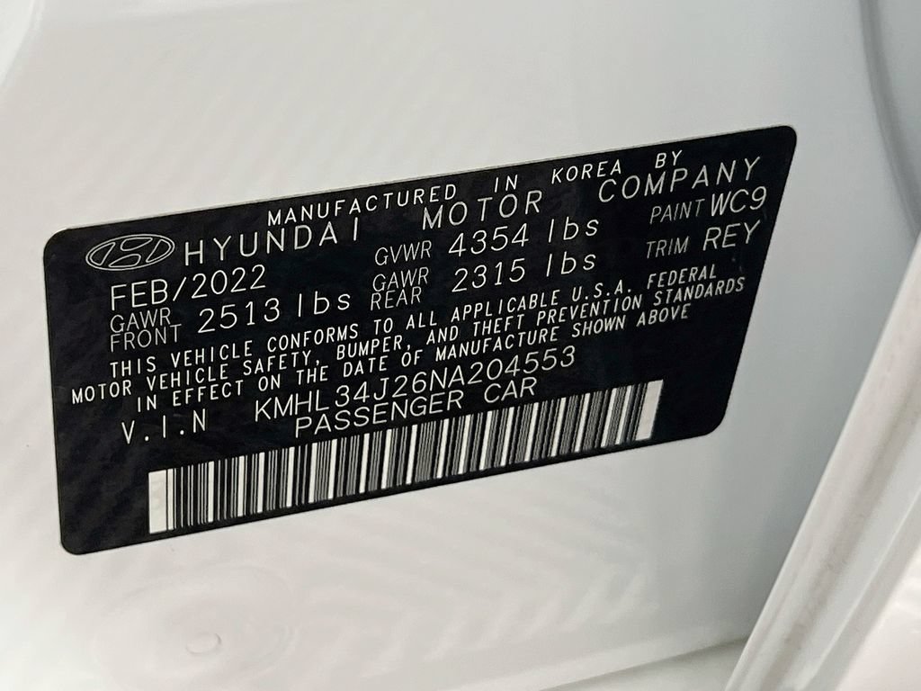 Certified 2022 Hyundai Sonata Limited w/ Cargo Package FWD image 29