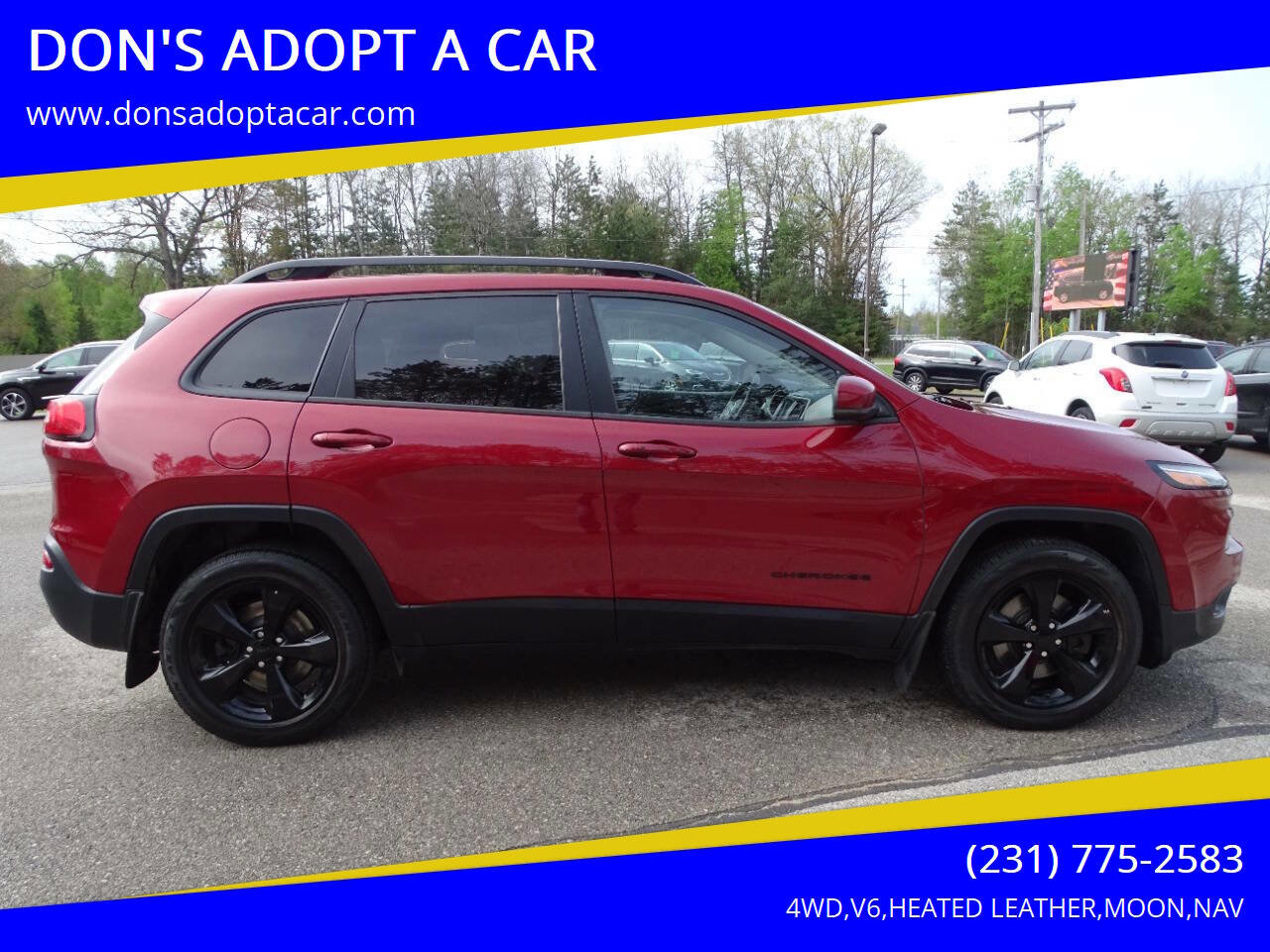 Used 2017 Jeep Cherokee High Altitude w/ Luxury Group AWD/4WD image 1