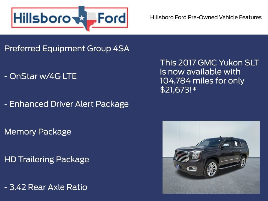 Used 2017 GMC Yukon SLT w/ Premium Edition image 13