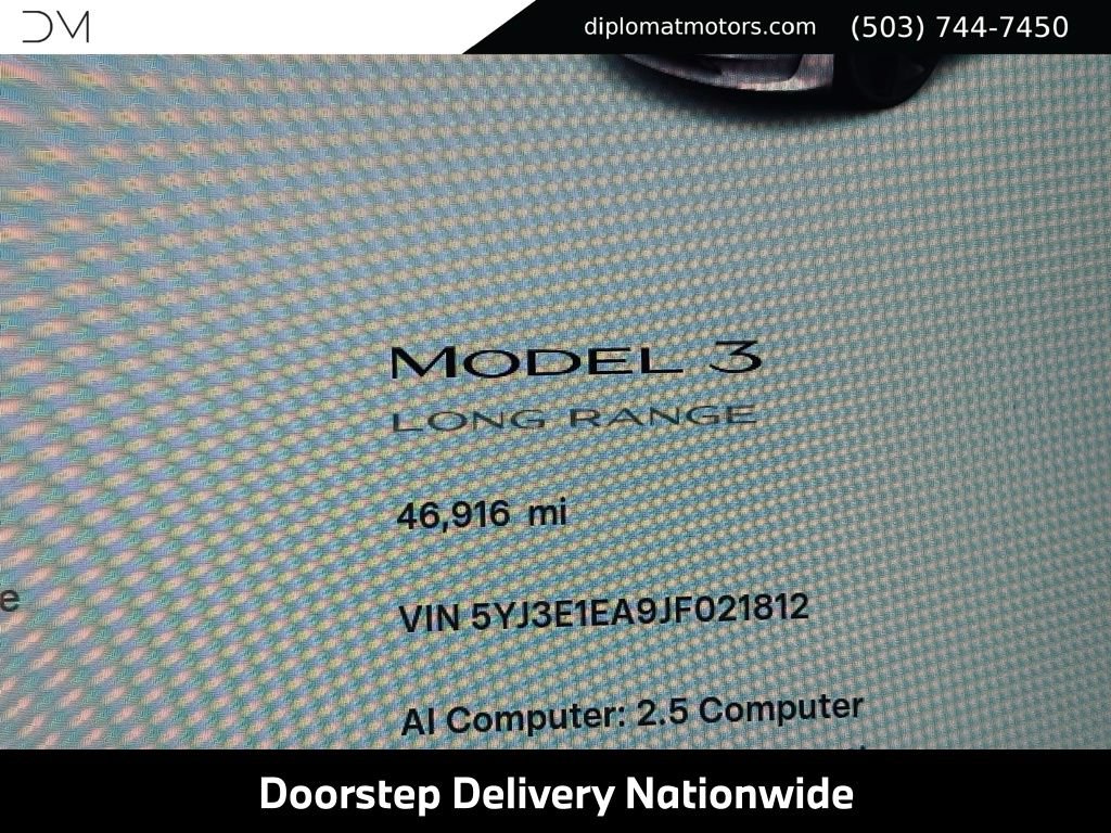 Used 2018 Tesla Model 3 Long Range RWD image 32