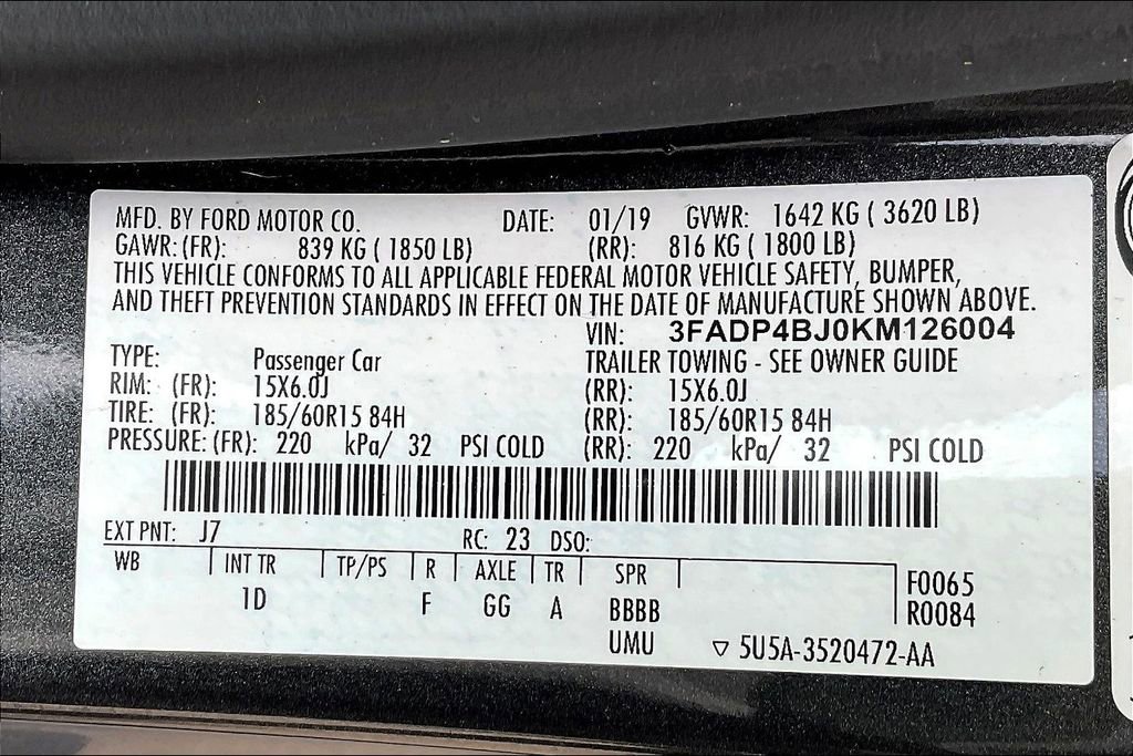 Used 2019 Ford Fiesta SE image 30