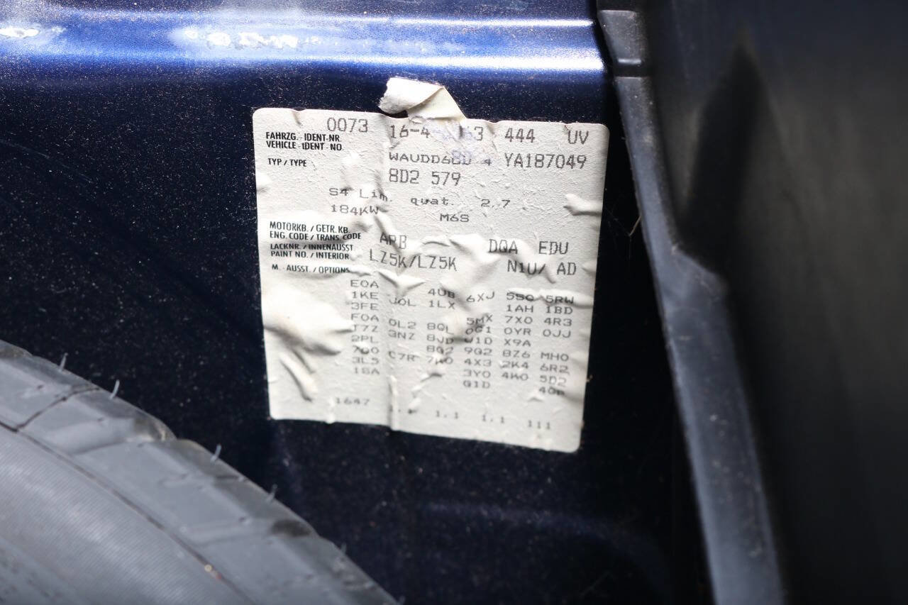 Used 2000 Audi S4 Sedan image 31