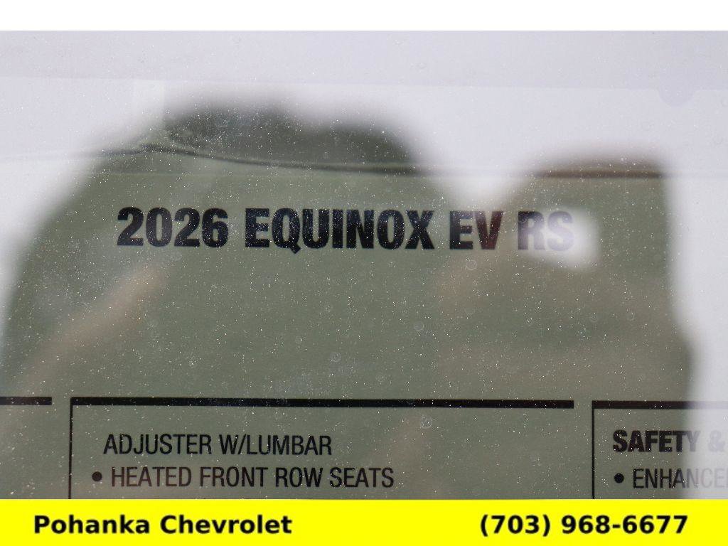 New 2026 Chevrolet Equinox EV RS FWD image 29