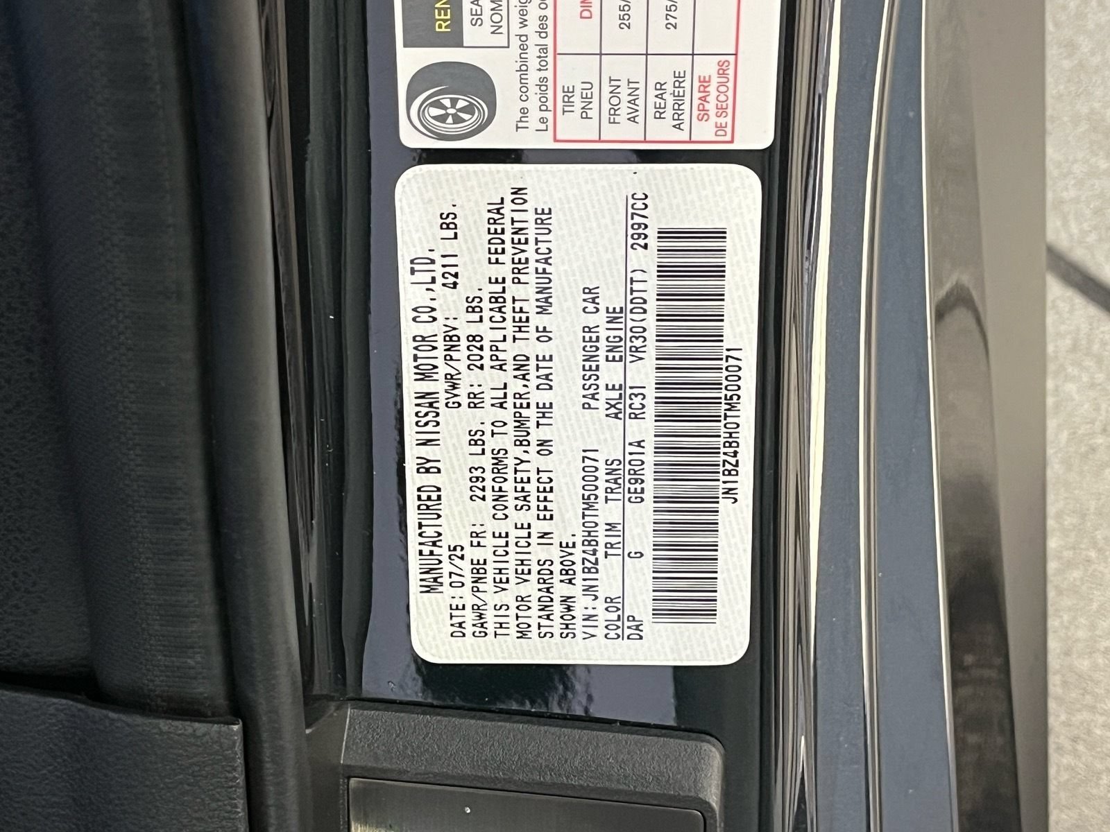 Certified 2026 Nissan Z Performance RWD image 32