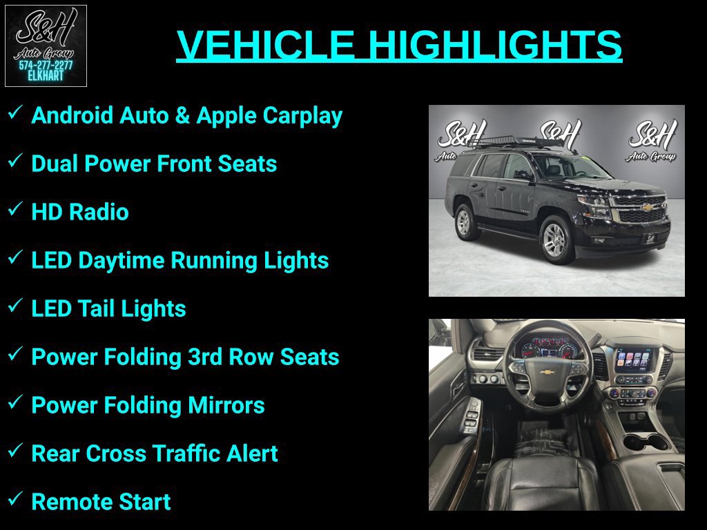 Used 2019 Chevrolet Tahoe LT w/ Luxury Package AWD/4WD image 3