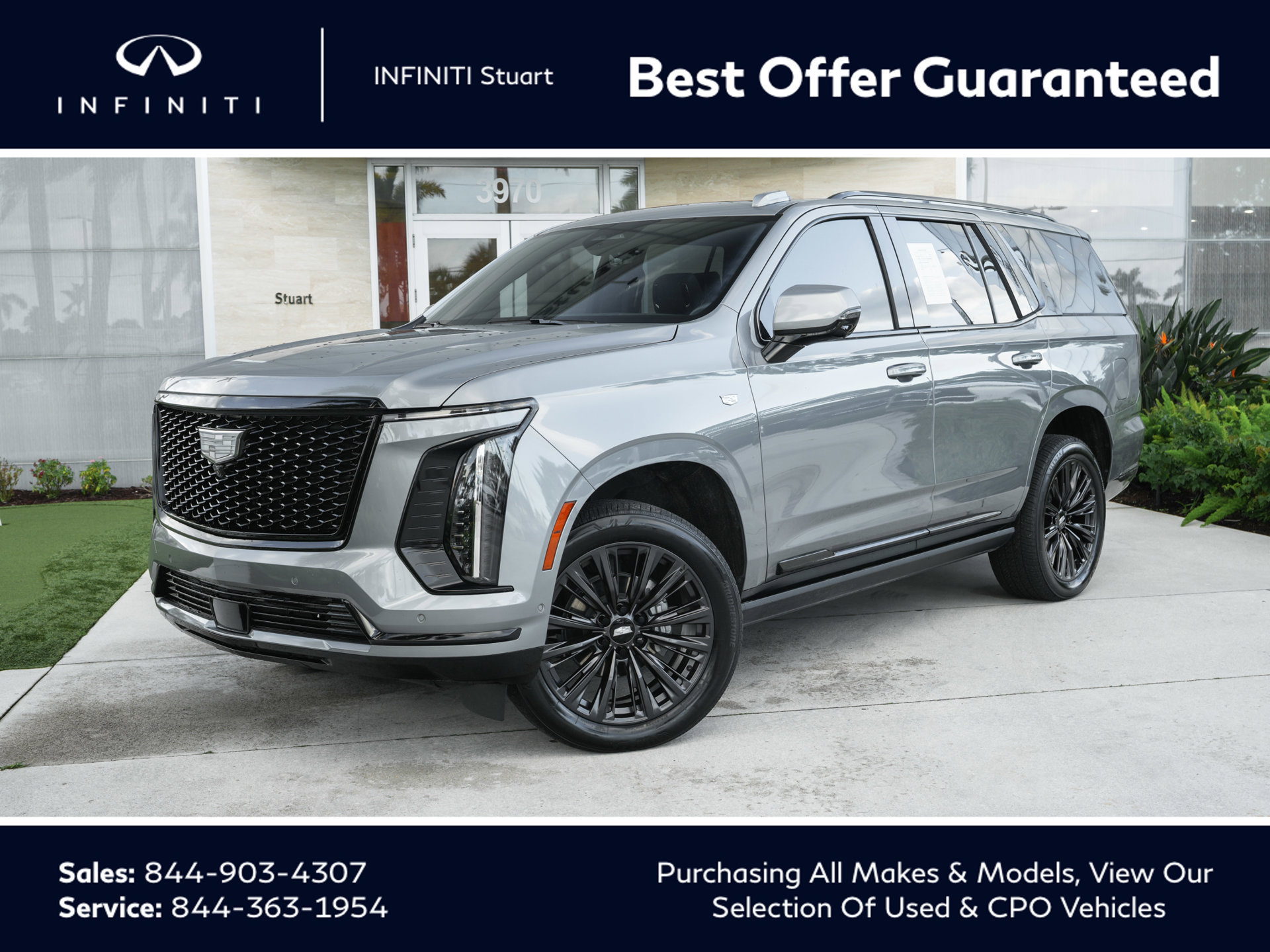 Used 2025 Cadillac Escalade Sport w/ LPO, ONYX Package