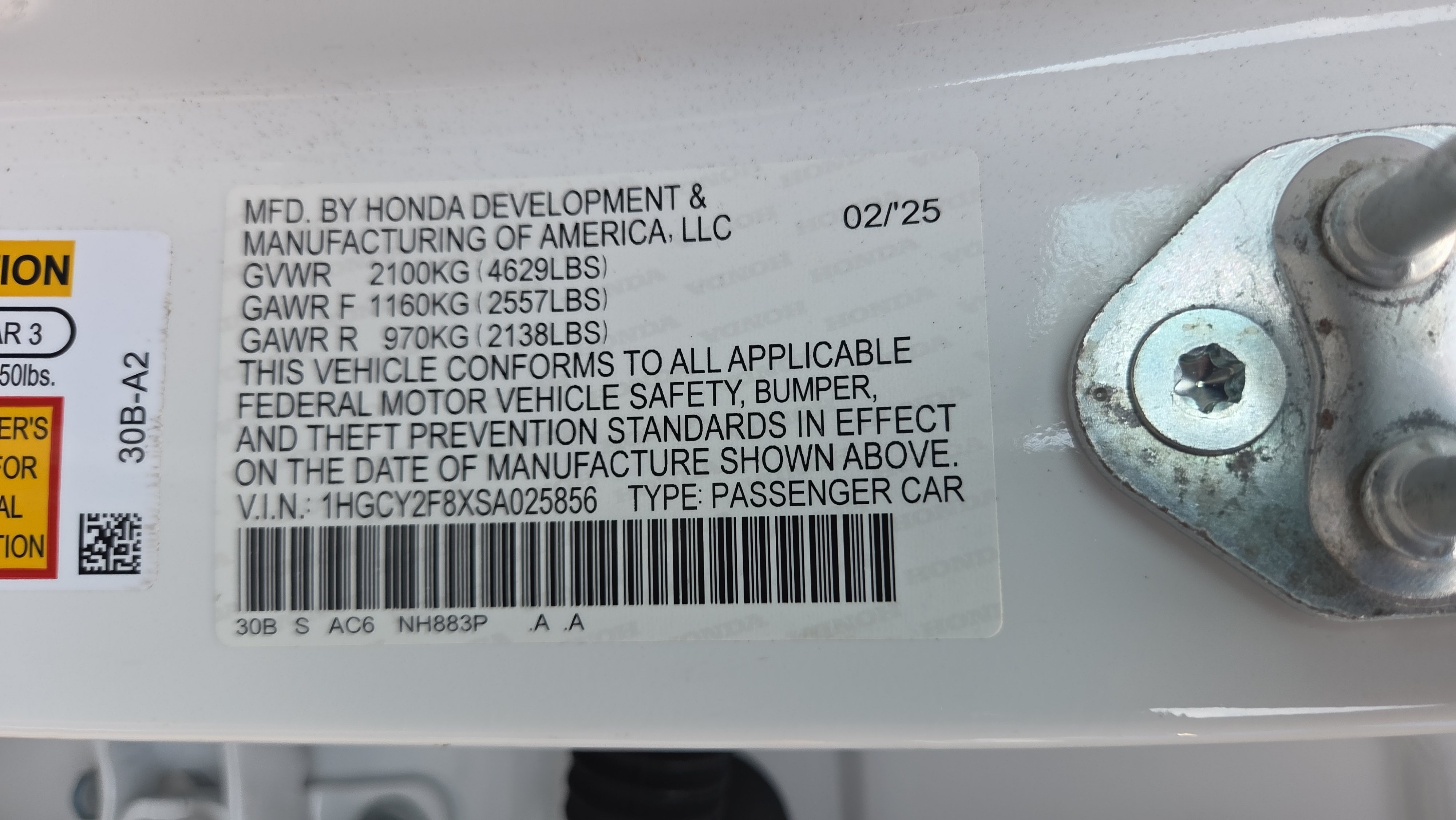 Certified 2025 Honda Accord Touring image 21
