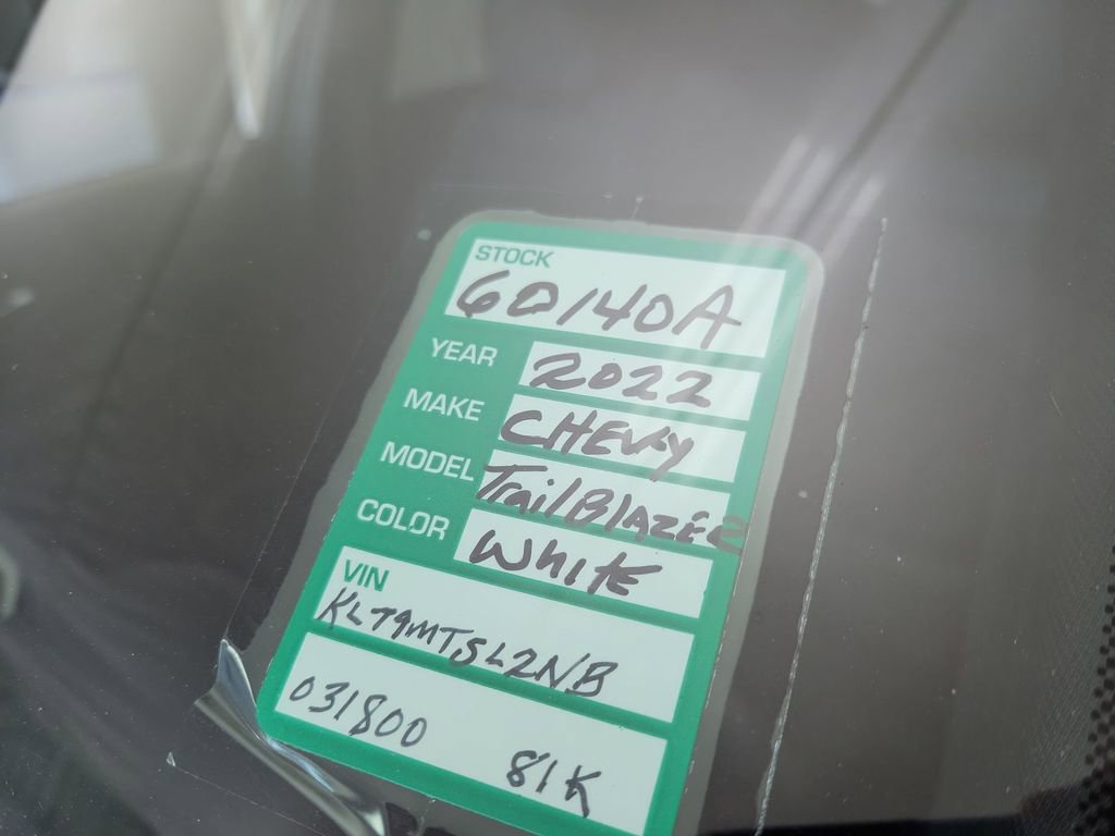 Certified 2022 Chevrolet TrailBlazer RS image 22