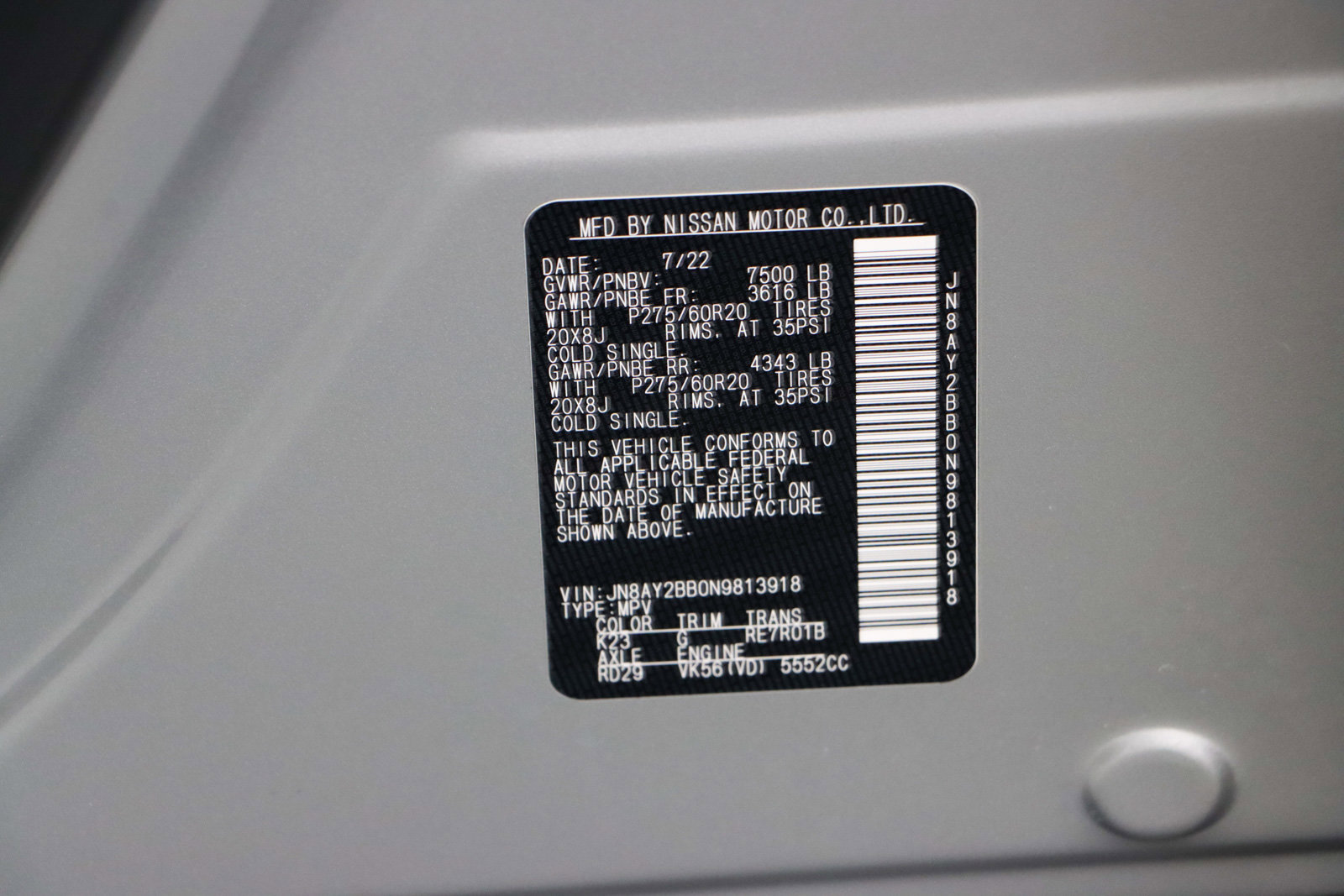 Used 2022 Nissan Armada SL w/ Captain's Chairs Package image 36