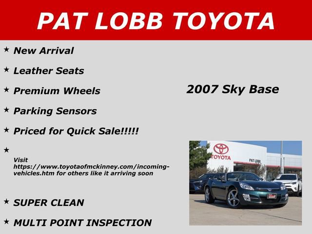 Used 2007 Saturn Sky w/ Premium Trim Pkg image 27