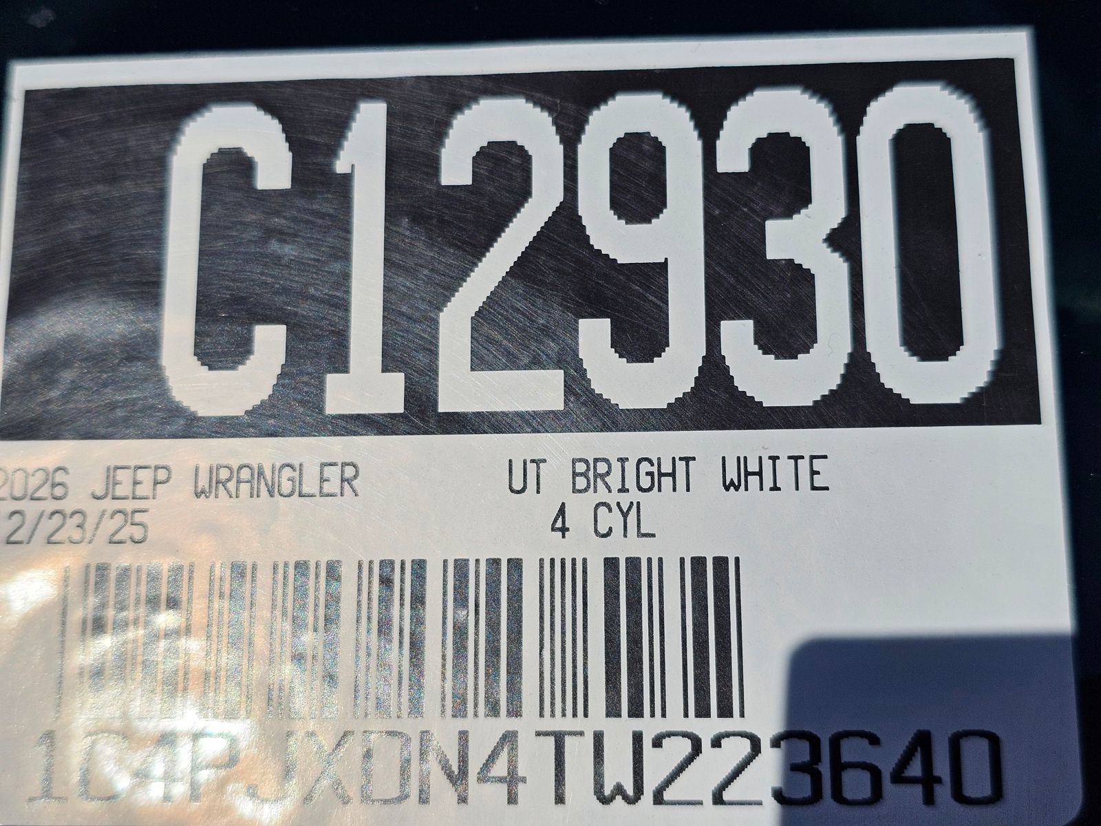 New 2026 Jeep Wrangler Sport image 11