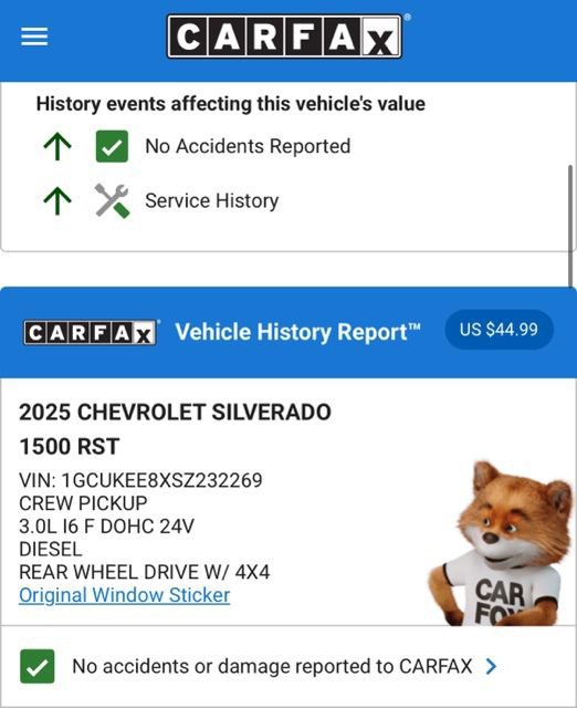 Used 2025 Chevrolet Silverado 1500 RST w/ Convenience Package II image 4