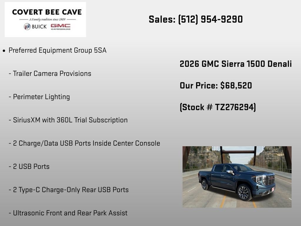 New 2026 GMC Sierra 1500 Denali w/ Denali Reserve Package AWD/4WD image 30