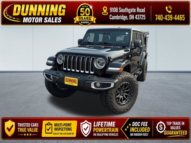 Used 2022 Jeep Wrangler Unlimited Sahara w/ Advanced Safety Group AWD/4WD 360° Tour