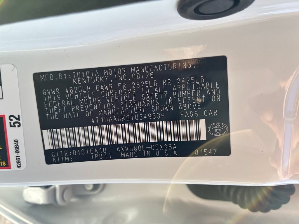 New 2026 Toyota Camry SE FWD image 34