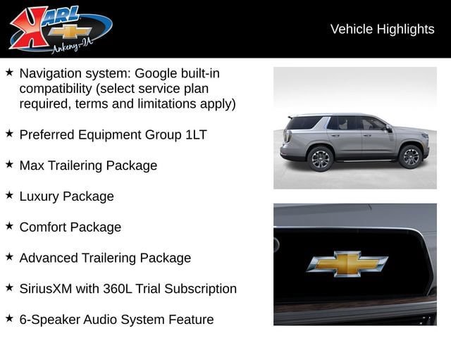 New 2026 Chevrolet Tahoe LT w/ Comfort Package AWD/4WD image 3