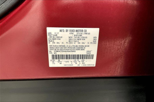 Used 2018 Ford Explorer XLT w/ Equipment Group 202A image 31