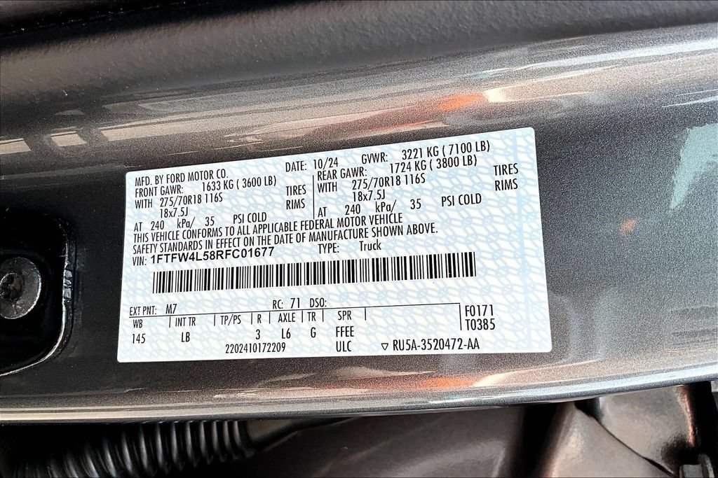 Used 2024 Ford F150 Tremor w/ Bed Utility Package AWD/4WD image 22