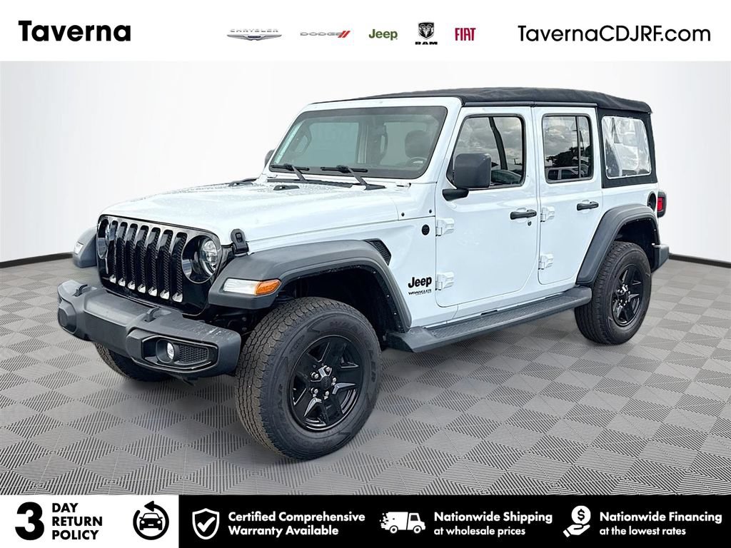 Used 2022 Jeep Wrangler Unlimited Sport AWD/4WD image 1