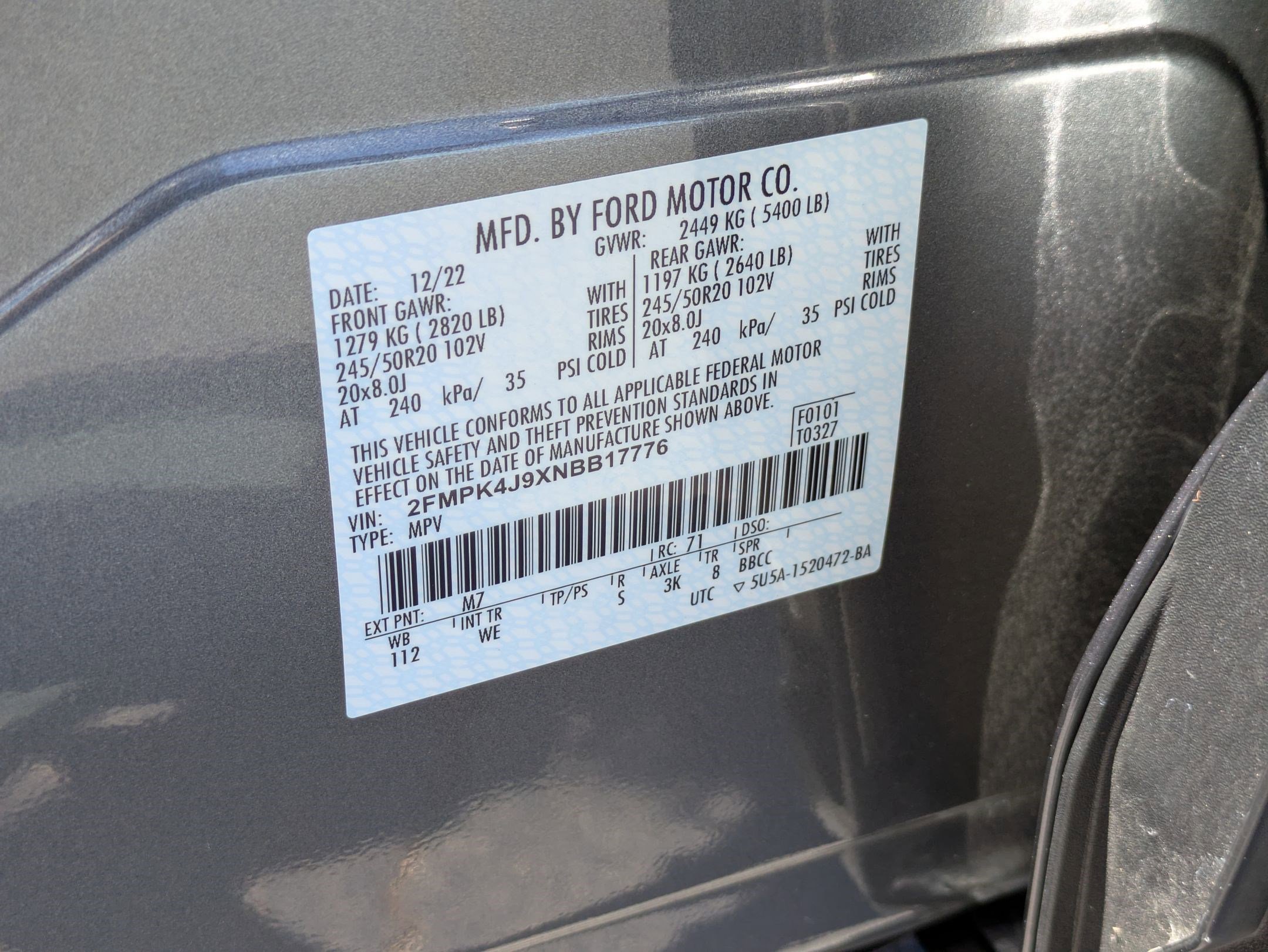 Certified 2022 Ford Edge ST-Line AWD/4WD image 36