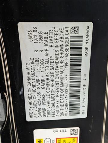 Certified 2025 Honda Civic Sport Touring image 24