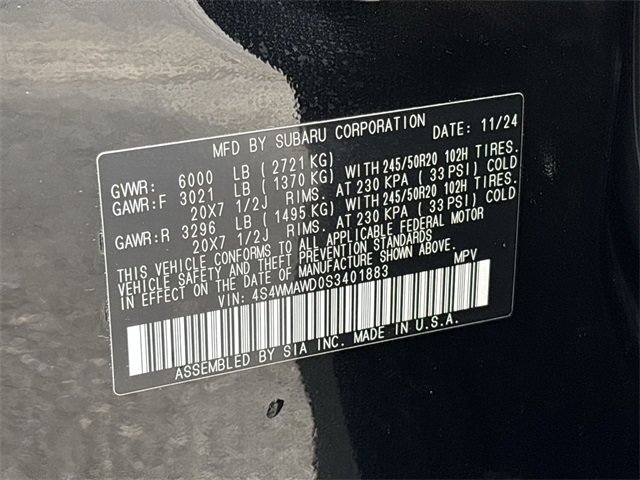 Certified 2025 Subaru Ascent Bronze Edition w/ Onyx Package image 32