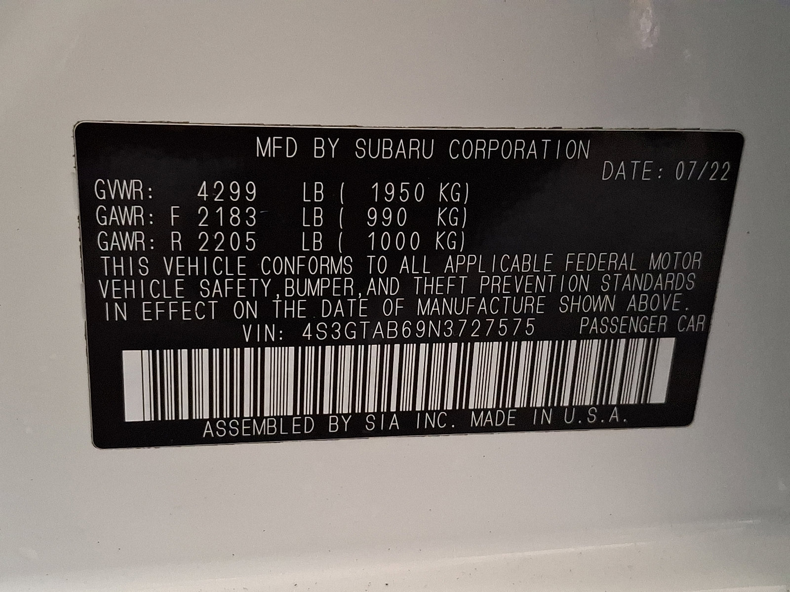 Used 2022 Subaru Impreza 2.0i image 26