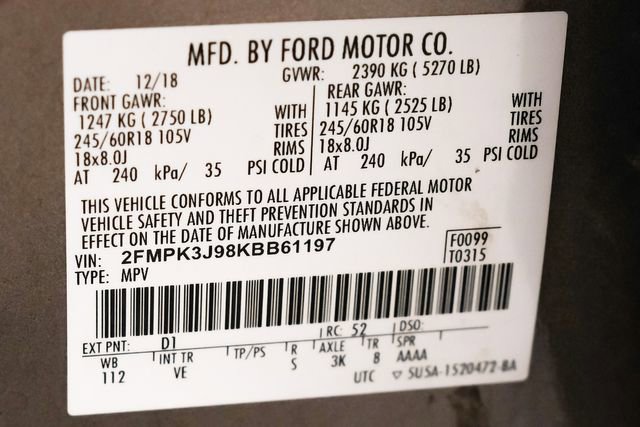 Used 2019 Ford Edge SEL w/ Equipment Group 201A image 60