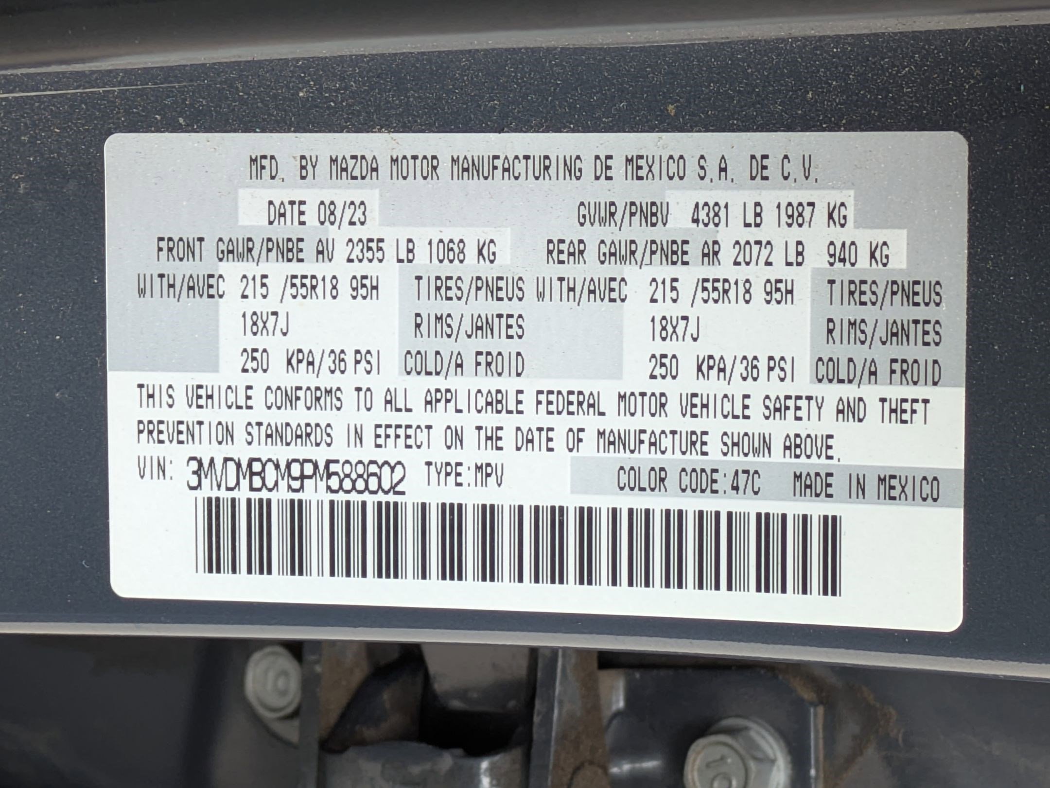 Certified 2023 MAZDA CX-30 AWD 2.5 S w/ Preferred Package image 23