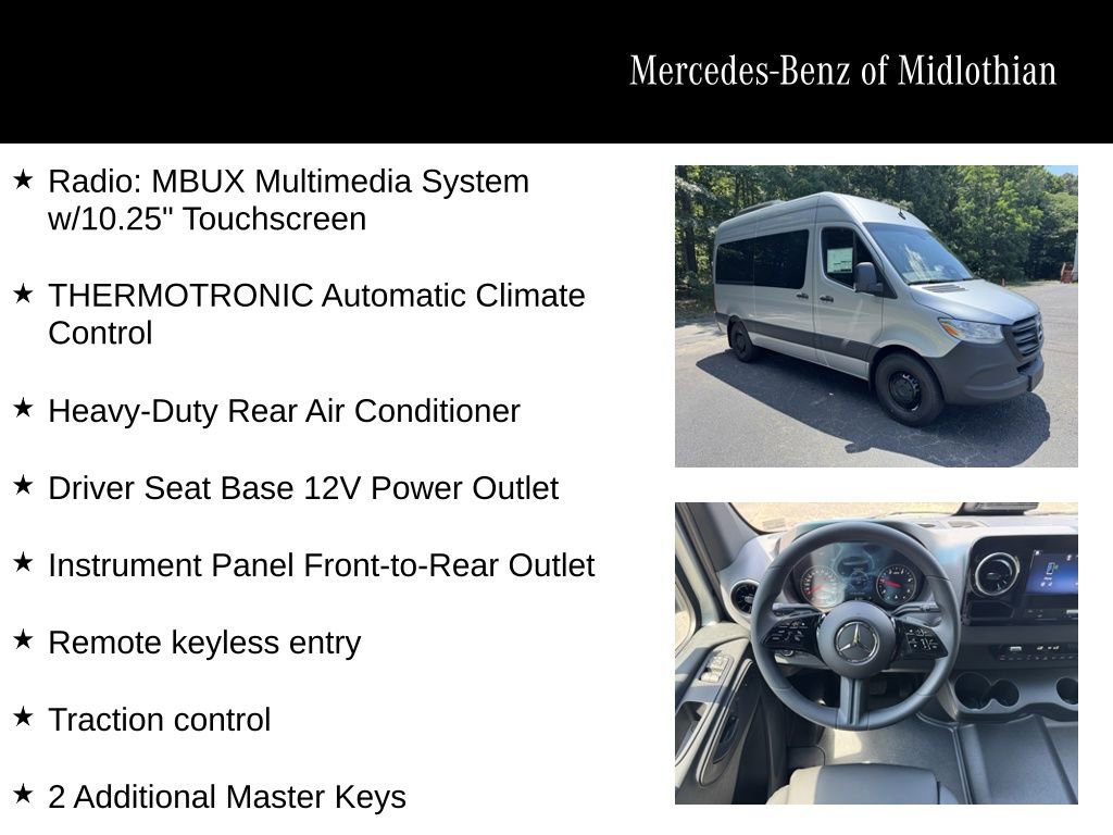 New 2025 Mercedes-Benz Sprinter 2500 image 12