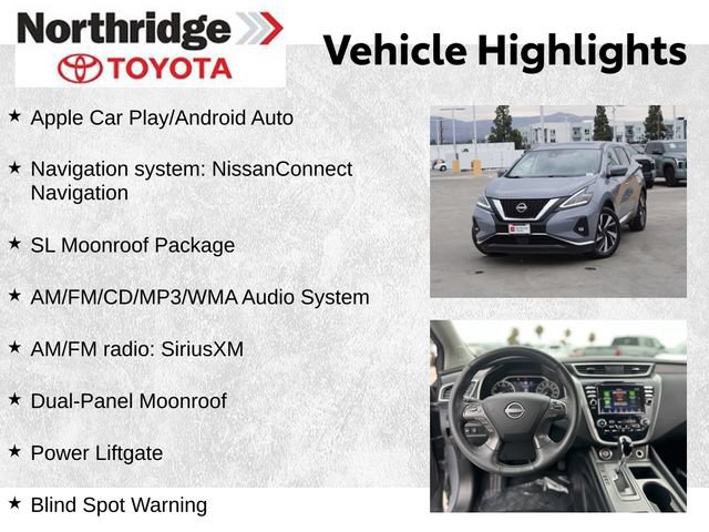 Used 2023 Nissan Murano SL w/ SL Moonroof Package FWD image 2