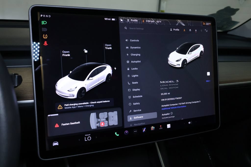 Used 2020 Tesla Model 3 Long Range AWD/4WD image 25