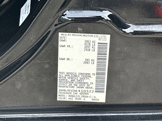 Used 2022 Nissan Altima 2.5 SL image 38