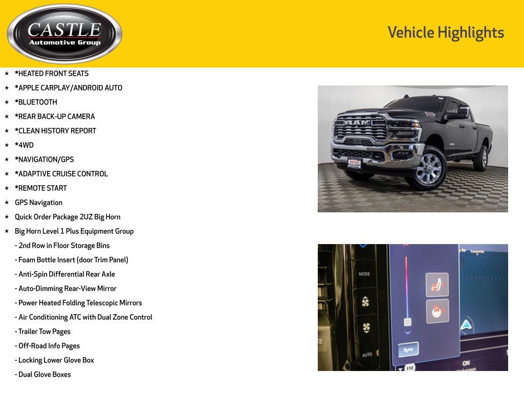 Used 2026 RAM 2500 Big Horn AWD/4WD image 3