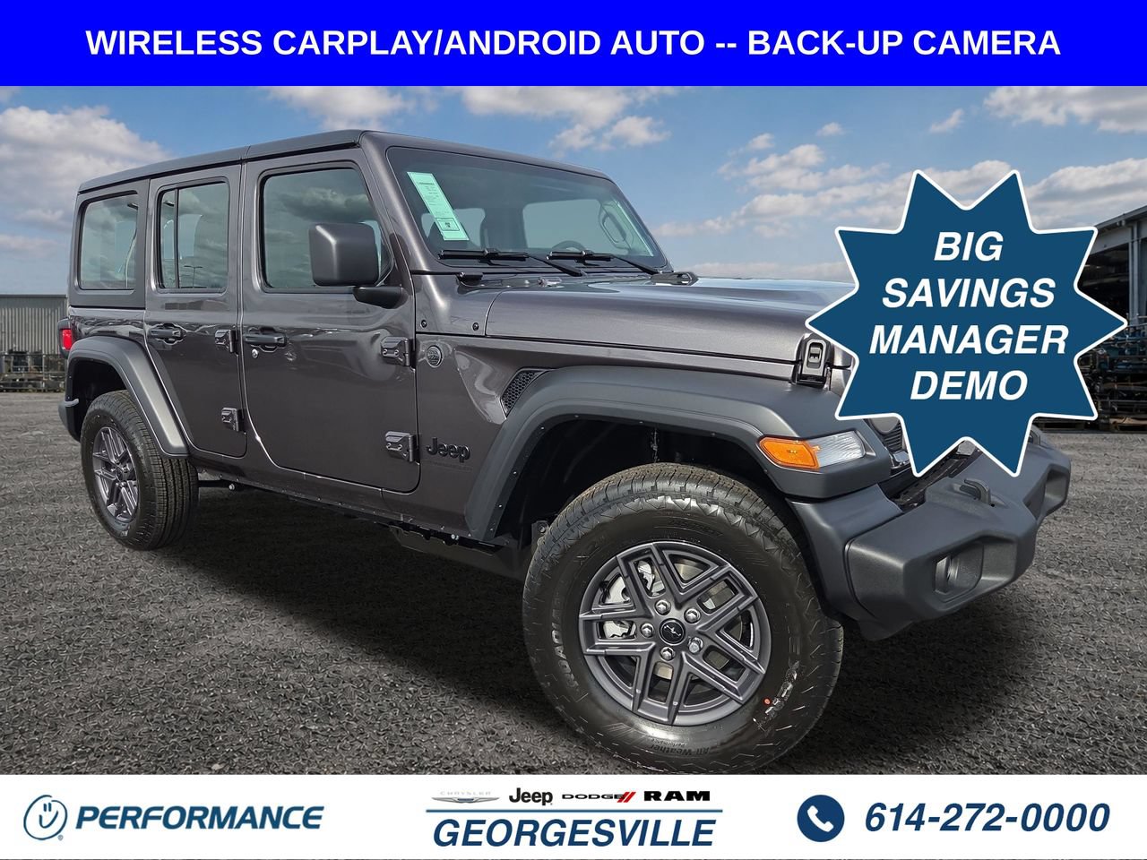 New 2026 Jeep Wrangler Unlimited Sport AWD/4WD image 1