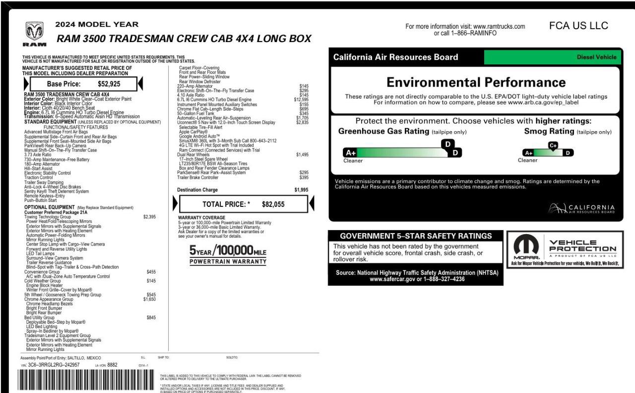 Used 2024 RAM 3500 Tradesman w/ Towing Technology Group image 10